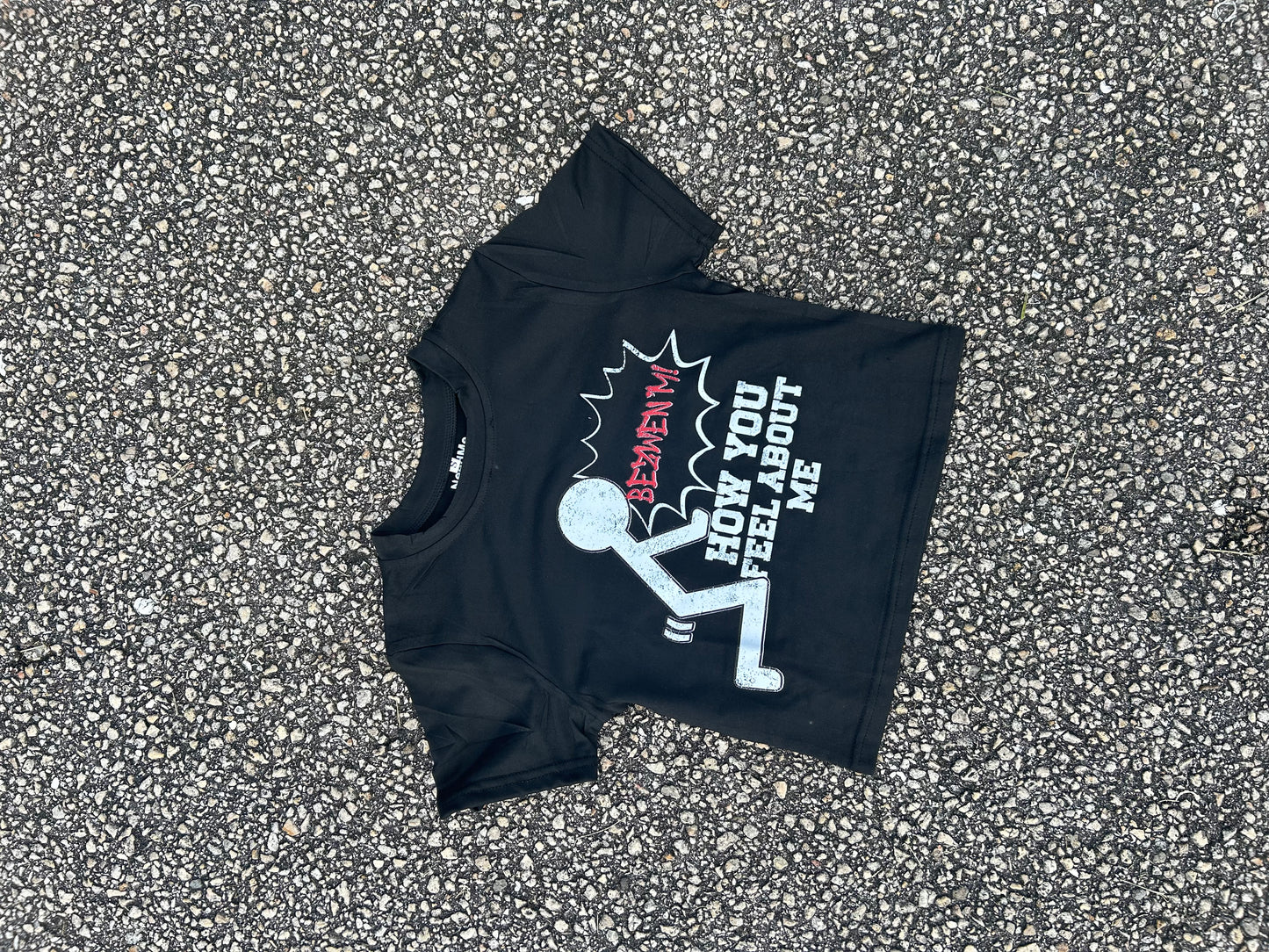 F your opinion croptop (black)